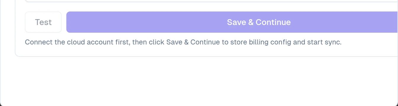 The Connect Account button at the bottom of the window